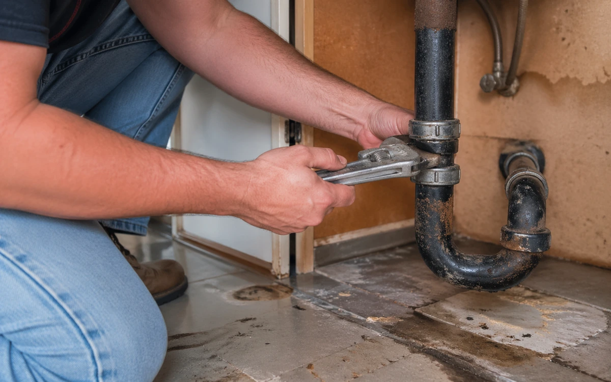 Mobile home plumbing contractor